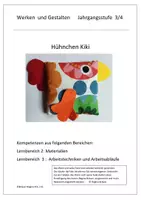 Vorschau - Stundenentwürfe - Nähen - Handnähen - das Hühnchen Kiki - Deckblatt
