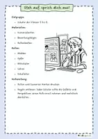 Vorschau - Arbeitsblätter - Anti-Mobbing Projekt - Rollenspiele "Steh auf - sprich dich aus!" - Seite 1
