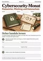 Vorschau - Arbeitsblätter - Cybersecurity-Monat Arbeitsheft Klasse 5–6 - Deckblatt