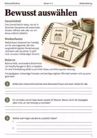 Vorschau - Arbeitsblätter - Medienfasten Reflexion Arbeitsheft Klasse 5–6 - Seite 1