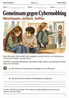 Vorschau - Arbeitsblätter - Cybermobbing Klassenprojekt Klasse 5–6 - Deckblatt