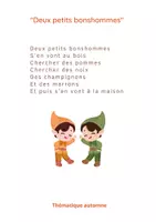 Aperçu - Préparation de séance / Séance complète - Comptines d'automne - Carnet de chansons - Page 3