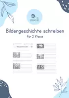 Vorschau - Arbeitsblätter - Bildergeschichte schreiben - Deckblatt