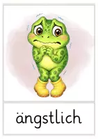 Vorschau - Fördermaterial/Inklusion - Gefühlskarten Froschklasse Frosch als Klassentier - Seite 3