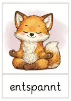 Vorschau - Fördermaterial/Inklusion - Gefühle Bildkarten Klassentier Fuchs Fuchsklasse - Seite 3