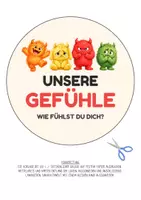 Vorschau - Bildkarten - Gefühle Legekreis Kreissegmente zum Ausdrucken | Kita & Grundschule PDF - Seite 2