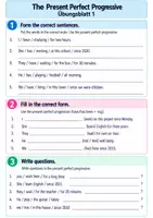 Vorschau - Arbeitsblätter - Present Perfect (+Progressive) – Merkblatt & Übungsblätter Materialpaket - Seite 3