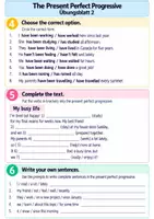 Vorschau - Arbeitsblätter - Present Perfect Progressive – Merkblatt & Übungsblätter - Seite 3