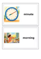 Vorschau - Poster - Time and Calendar – 30 englische Bild-Wortkarten zu Uhrzeit, Wochentagen und Monaten - Seite 3