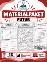 Vorschau - Arbeitsblätter - Materialpaket Futur - Arbeitsblätter zur Zukunft - Deckblatt