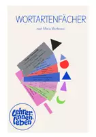 Vorschau - Merkblätter - Wortartenfächer Montessori - Deckblatt