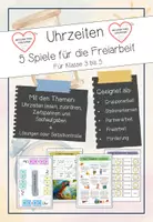 Vorschau - Stationenlernen - Uhrzeiten - Freiarbeitsspiele - Seite 1