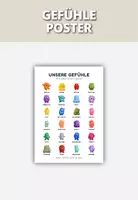 Vorschau - Poster - Gefühle-Poster mit 24 Gefühlsmonstern | Kostenloses A3-Poster für Kita und Grundschule - Deckblatt