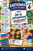 zapowiedź - Kartkówka – Jak się porozumiewać skutecznie? | Klasa 4 | - obwoluta