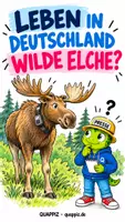Vorschau - Präsentationen/Tafelbilder - Leben in Deutschland wilde Elche? - Deckblatt