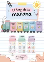 Vista previa - Decoración del aula - el tren de la mañana (1) - Portada