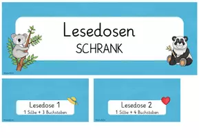 Vorschau - Arbeitsblätter - Lesedosenschrank nach Maria Montessori - Seite 2