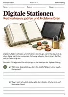 Vorschau - Arbeitsblätter - Digitale Stationen Arbeitsheft Klasse 5–6 - Deckblatt
