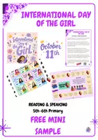 Vista previa - Unidades / Secuencias / Situaciones de Aprendizaje - INTERNATIONAL GIRL DAY FREE MINI PACK 5TH & 6H PRIMARY - Portada