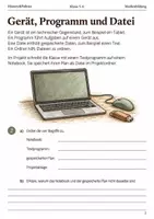 Vorschau - Arbeitsblätter - Digitale Bildung Arbeitsheft Klasse 5–6 - Seite 1