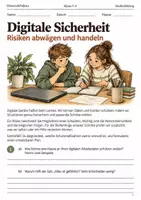 Vorschau - Arbeitsblätter - Digitale Sicherheit Arbeitsheft Klasse 5–6 - Deckblatt