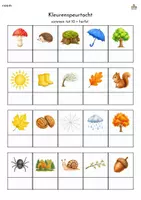 Voorbeeld - Kleurenspeurtocht sommen tot 10 thema herfst - Pagina 3