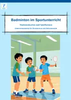 Vorschau - Unterrichtsreihen - Badminton 25 Stationenkarten für den Sportunterricht - Deckblatt