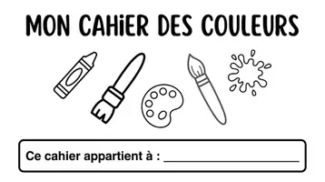 Aperçu - Cartes / Images - Les couleurs – Cahier d’activités - Page 1