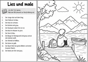 Vorschau - Spiele - Lies und male: Fördung des Leseverständnisses - Seite 3