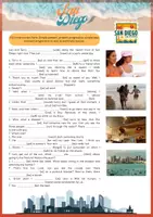 Vorschau - Arbeitsblätter - San Diego_mixed tenses - Deckblatt