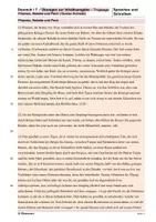 Vorschau - Arbeitsblätter - Inhaltsangabe üben: Paris, Sohn des Priamos und der Hekabe - Deckblatt