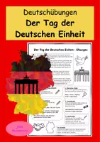 Vorschau - Arbeitsblätter - Der Tag der Deutschen Einheit – Deutschübungen zum 3. Oktober | Klasse 6–9 - Deckblatt