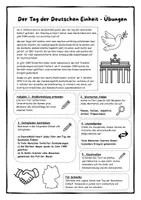 Vorschau - Arbeitsblätter - Der Tag der Deutschen Einheit – Deutschübungen zum 3. Oktober | Klasse 6–9 - Seite 1