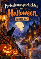 Vorschau - Arbeitsblätter - Geschichte schreiben/fortsetzen Halloween Kl. 5/6 - Deckblatt