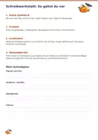 Vorschau - Arbeitsblätter - Geschichte schreiben/fortsetzen Halloween Kl. 5/6 - Seite 1