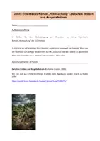 Vorschau - Klassenarbeiten - Klausur zum Roman ,,Heimsuchung" (literarische Erörterung) - Deckblatt