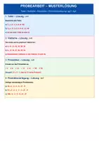 Vorschau - Arbeitsblätter - Probearbeit: Zahlen-- Teiler-Vielfache-Primfaktoren-ggT-kgV - Seite 1
