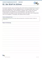 Vorschau - Arbeitsblätter - Geschichte schreiben/fortsetzen Winter Klasse 6/7 - Seite 3