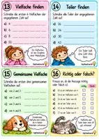 Vorschau - Aufgabenkarten - Vielfache und Teiler – 32 Aufgabenkarten - Seite 3
