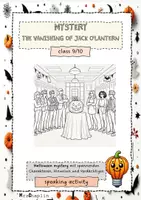 Vorschau - selbst erstellte Cliparts/Grafiken - Halloween Mystery - The vanishing of Mr. Jack O'Lantern - Deckblatt