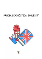 Vista previa - Hojas de trabajo - PRUEBAS DIAGNÓSTICAS INGLÉS 5º PRIMARIA - Portada