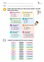 Vista previa - Hojas de trabajo - PRUEBAS DIAGNÓSTICAS INGLÉS 5º PRIMARIA - página 1