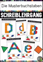Vorschau - Arbeitsblätter - Die Musterbuchstaben - Schreiblehrgang in Druckbuchstaben - Deckblatt