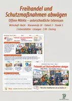 Vorschau - Stundenentwürfe - Freihandel und Schutzmaßnahmen abwägen | Wirtschaft-Recht Klasse 10 - Deckblatt