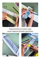 Vorschau - Mal- und Bastelvorlagen - Gemeinschaftsbild - Kooperativer Bücherstapel - Türdeko Fensterdeko - Kunst Werken - Bastelvorlage - Seite 2