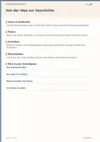 Vorschau - Arbeitsblätter - Fortsetzungsgeschichte Winter Klasse 6/7 - Seite 1