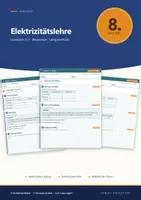 Vorschau - Arbeitsblätter - Ladung und Strom Physik 8 Realschule - Deckblatt