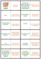 Vorschau - Stationenlernen - Nutztiere | Unterrichtsmaterial | Quiz | Rätsel | Spiel | Biologie | Klasse 5-8 | mit Lösungen - Seite 1