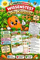 Vorschau - Test - Die Karotte Wissenstest & Zusatzaufgabe Sachunterricht - Deckblatt