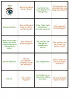 Vorschau - Spiele - Auge | Unterrichtsmaterial | Quiz | Rätsel | Spiel | Biologie | Klasse 5-8 | mit Lösungen - Seite 1